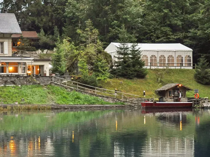 Party tent Hotel Blausee