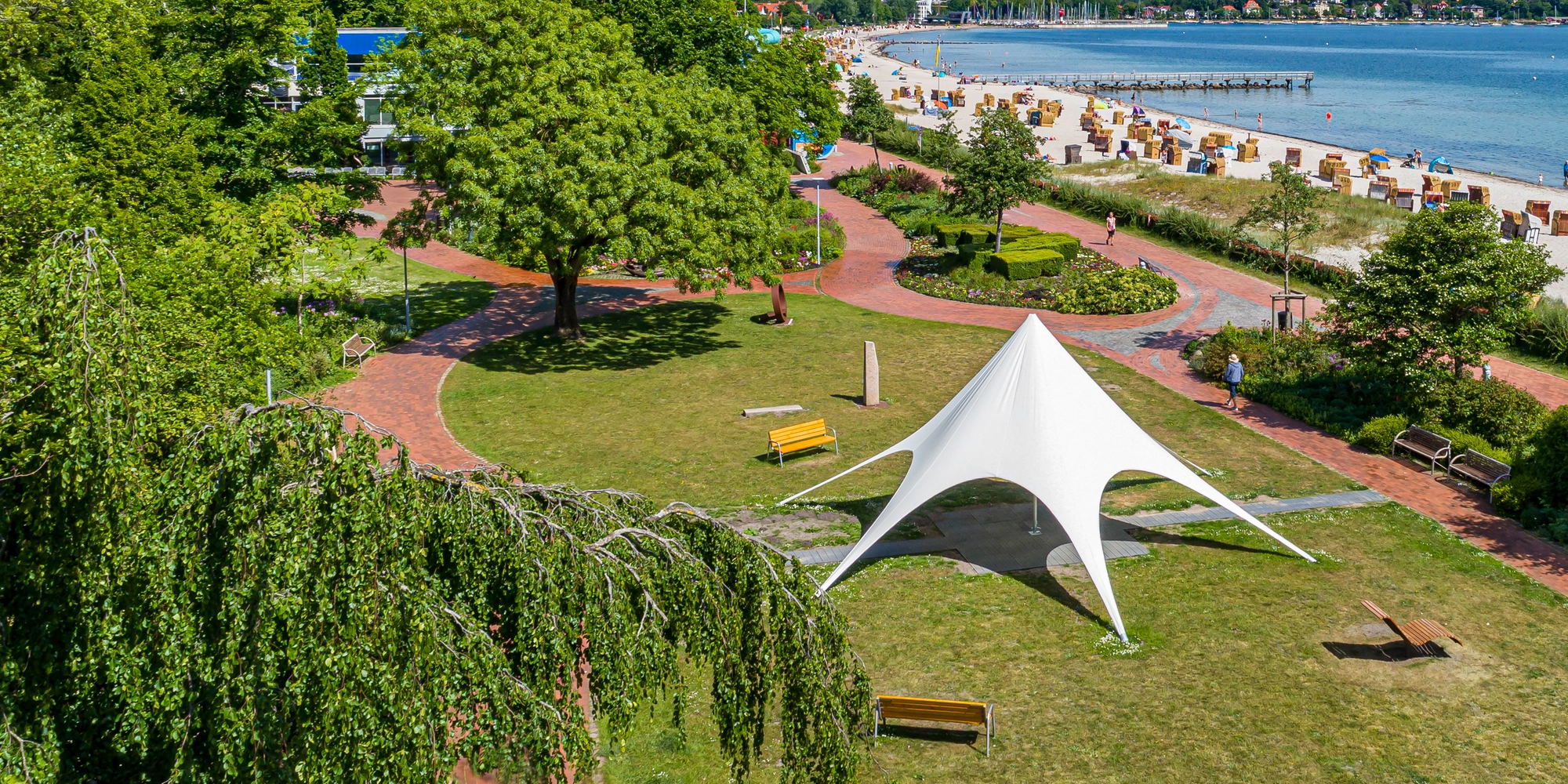Sternzelt am Badesee